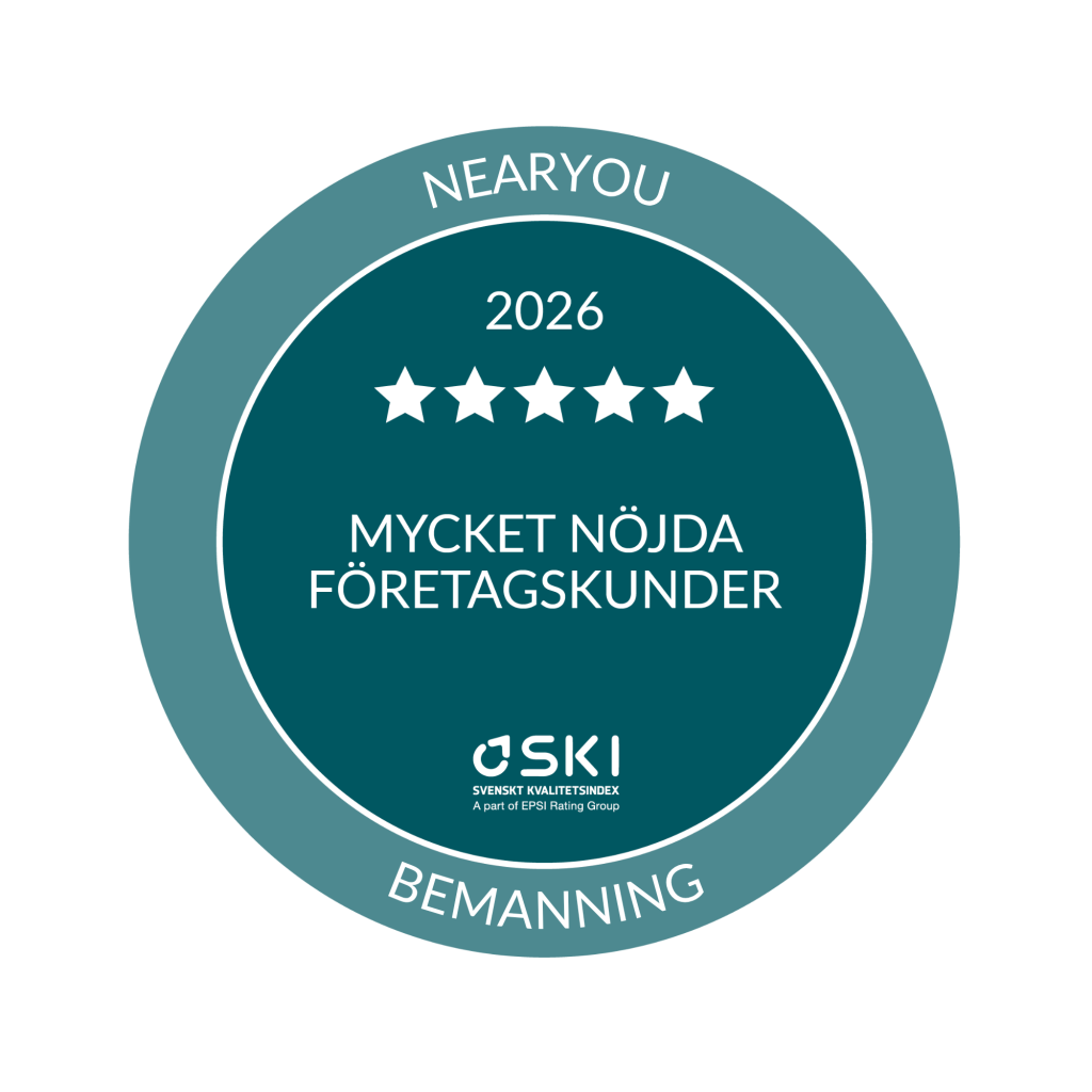 Emblem Mycket nöjda kunder Bemanning